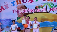 Quảng Ngãi: Giải thưởng Mỹ thuật “Biển, đảo quê hương trong mắt em”