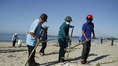 Quảng Ngãi ra quân thu gom rác thải nhựa bảo vệ môi trường biển đảo