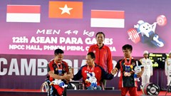 Trong ngày ra quân, VĐV Người khuyết tật VN thi đấu rất thành công với 16 HCV