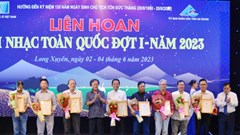 Bế mạc Liên hoan Âm nhạc toàn quốc đợt I năm 2023