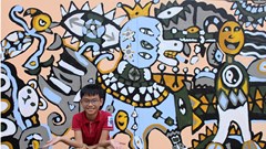 Họa sĩ nhí người dân tộc Tày gây bất ngờ với triển lãm “Những linh hồn ẩn giấu”