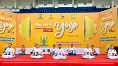 Bình Dương: Hơn 1.000 người tham gia đồng diễn Ngày Quốc tế Yoga