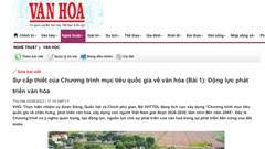Đẩy mạnh công tác truyền thông chính sách ngành VHTTDL