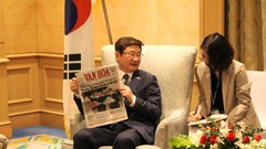 Bộ trưởng Nguyễn Văn Hùng đề nghị Hàn Quốc hỗ trợ truyền thông về gia đình đa văn hóa Việt - Hàn trên Báo Văn Hóa