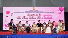 Giao lưu “Gia đình hạnh phúc” dành cho công nhân lao động khó khăn