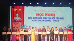 Sơn La biểu dương 85 gia đình văn hóa tiêu biểu