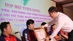 TP.HCM khen thưởng các HLV, VĐV đạt thành tích cao tại ASEAN Para Games 12