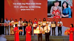 Đà Nẵng: Tuyên dương các gia đình văn hóa tiêu biểu
