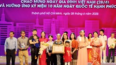 TP.HCM tuyên dương 97 gia đình văn hóa - hạnh phúc tiêu biểu