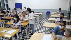 Thông tin về việc xử lý thí sinh chụp đề thi gửi qua mạng