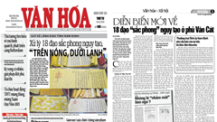 Hạ bức màn “18 đạo sắc phong” tại di tích Phủ Vân Cát