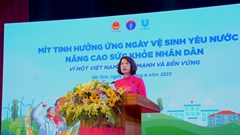 Vệ sinh phòng bệnh vì một Việt Nam khoẻ mạnh và bền vững