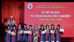 Đại học Văn hóa Hà Nội bế giảng năm học 2022-2023