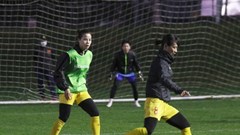 Tuyển nữ Việt Nam tập luyện, chuẩn bị cho trận đấu với Tây Ban Nha