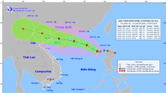 Áp thấp nhiệt đới đã mạnh lên thành cơn bão số 1