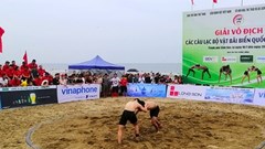 200 VĐV tham Giải vô địch các CLB Vật bãi biển quốc gia 2023