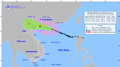 Bão số 1 cách Móng Cái khoảng 480km, Bắc Bộ có mưa to đến rất to