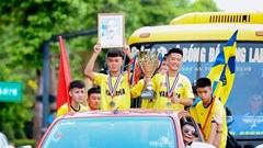 Vô địch Giải Bóng đá Thiếu niên toàn quốc năm 2023, U13 SLNA được trao thưởng lớn