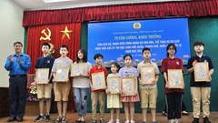 Công đoàn Bộ VHTTDL: Lễ báo công dâng Bác và trao thưởng học sinh đạt thành tích cao