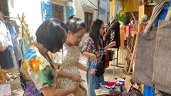 Rộn ràng những phiên chợ xanh ở “Xóm thủ công”