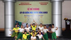 Gần 70 học viên tham gia bồi dưỡng múa truyền thống Khmer