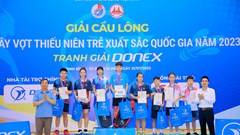 Bế mạc Giải Cầu lông các cây vợt thiếu niên trẻ xuất sắc quốc gia 2023