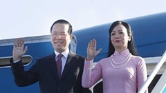 Chủ tịch nước Võ Văn Thưởng lên đường thăm chính thức Cộng hòa Áo, thăm cấp Nhà nước tới Cộng hòa Italia và thăm Tòa thánh Vatican