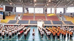 Gần 300 người đồng diễn hưởng ứng Ngày Quốc tế Yoga tại Kiên Giang