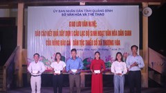 Quảng Bình: Gìn giữ và trao truyền nét văn hoá của đồng bào dân tộc thiểu số