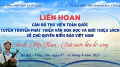 Liên hoan Cán bộ thư viện toàn quốc: “Việt Nam - Đất nước bên bờ sóng”