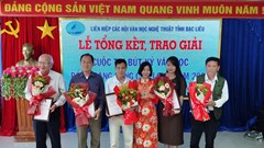 Trao giải Cuộc thi Bút ký văn học khu vực ĐBSCL