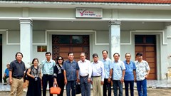 Hội Văn học nghệ thuật Kiên Giang trao đổi kinh nghiệm sáng tác tại Bạc Liêu