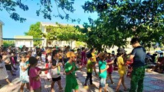 Bộ đội Biên phòng Quảng Ngãi dạy võ miễn phí cho học sinh