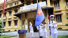 Lễ Thượng cờ kỷ niệm 56 năm Ngày thành lập ASEAN