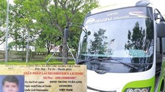 Xử phạt tài xế dùng bằng giả để hành nghề lái xe khách