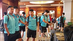 U23 Việt Nam đã đến địa điểm thi đấu giải U23 Đông Nam Á