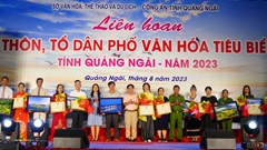 Liên hoan thôn, tổ dân phố văn hóa tiêu biểu tỉnh Quảng Ngãi