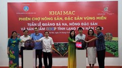 Phiên chợ đặc sản vùng miền và Tuần lễ quảng bá na Lạng Sơn tại Hà Nội