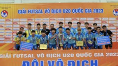 Cao Bằng vô địch Giải Futsal U20 Quốc gia 2023