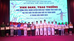 Điện Biên tuyên dương, khen thưởng VĐV, HLV đạt thành tích xuất sắc