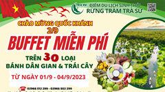 Đại tiệc buffett Trà Sư mừng Tết Độc lập