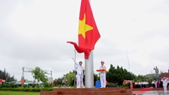 Linh thiêng cột cờ Ba Đình giữa biển trời Đông Bắc