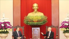 Tổng Bí thư Nguyễn Phú Trọng tiếp Trưởng Ban Liên lạc Đối ngoại Trung ương Đảng Cộng sản Trung Quốc