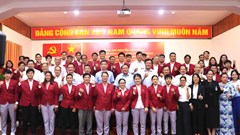 Bộ trưởng Nguyễn Văn Hùng thăm và động viên các VĐV, HLV Trung tâm HLTTQG TP.HCM chuẩn bị cho Asian Games 19