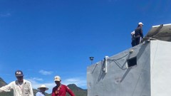 Bình Định cưỡng chế công trình trái phép ở đảo Hòn Rớ