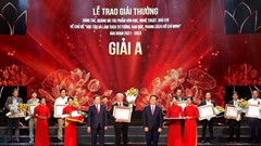 Trao giải thưởng sáng tác, quảng bá tác phẩm VHNT, báo chí về “Học tập và làm theo tư tưởng, đạo đức, phong cách Hồ Chí Minh”