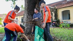 Thừa Thiên Huế: Hơn 670 cơ sở giáo dục đồng loạt ra quân vệ sinh khuôn viên trường học và di tích lịch sử văn hoá