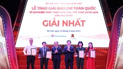 Lễ trao Giải Báo chí toàn quốc “Vì sự nghiệp phát triển Văn hóa, Thể thao và Du lịch” lần thứ Nhất: Lan tỏa thành tựu của Ngành Văn hóa, Thể thao và Du lịch