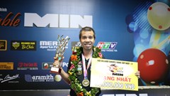 Cơ thủ số 1 Việt Nam vô địch “siêu giải đấu” Billiard Carom 3 băng HBSF