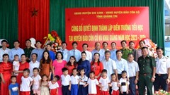 Thành lập điểm trường tiểu học đầu tiên trên đảo Cồn Cỏ